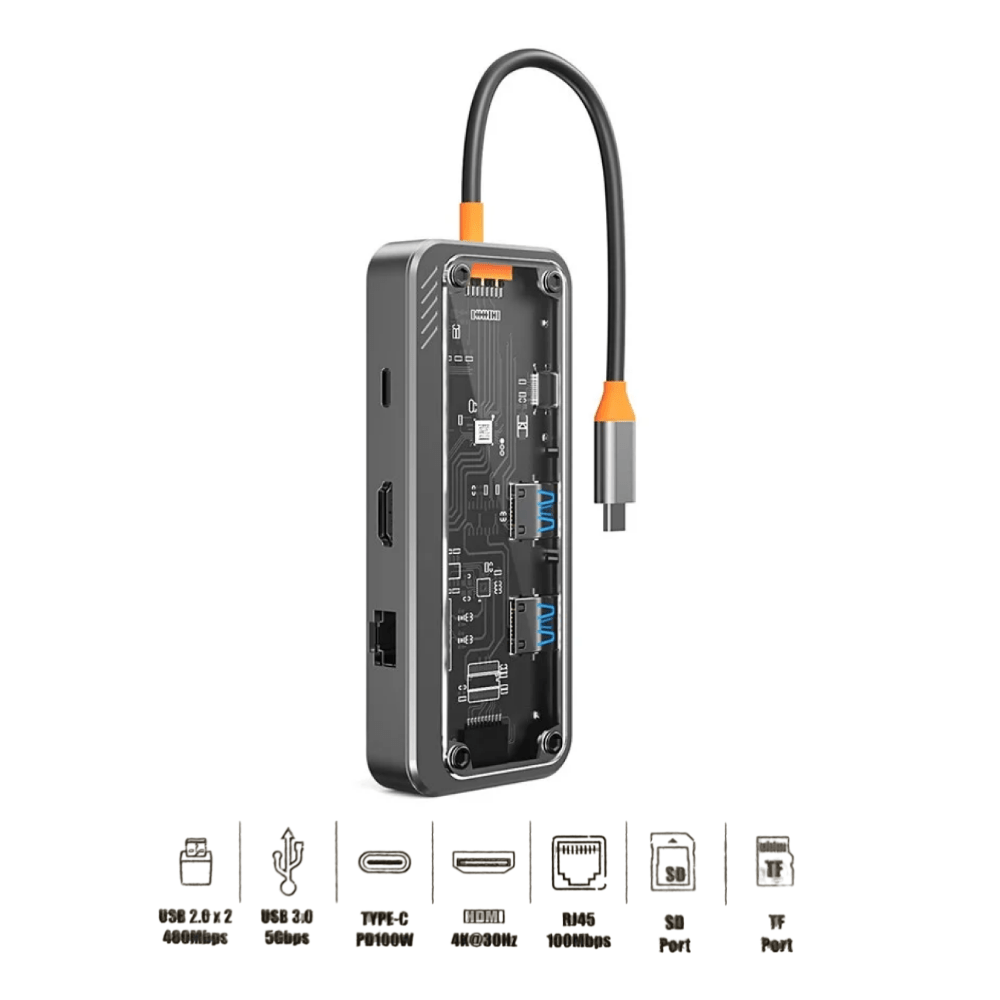 COTECI 8-in-1 Multifunctional Docking Station