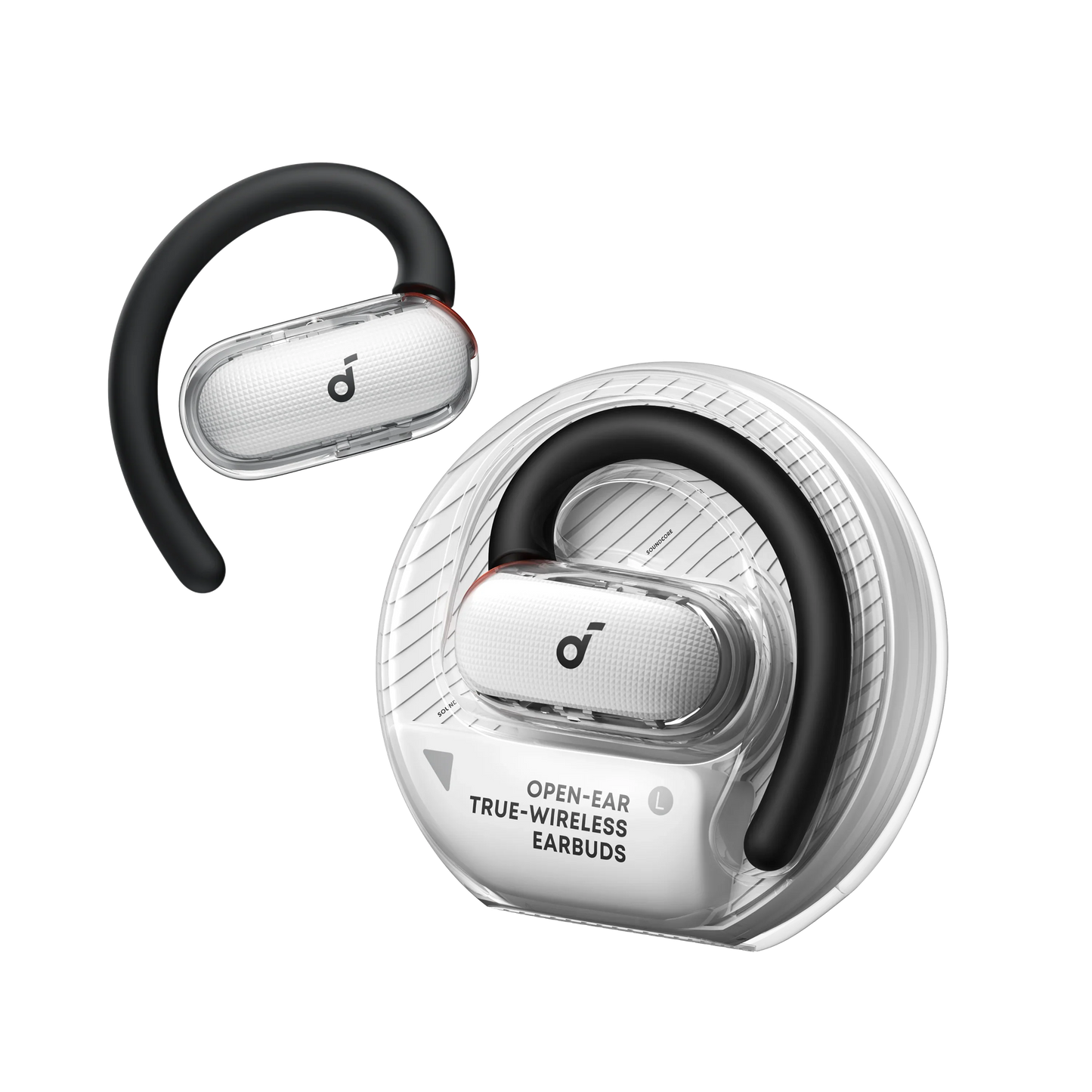 SOUNDCORE V40i Open-Ear Headphones, Comfortable Fit, Clear Sound, Lidless Case