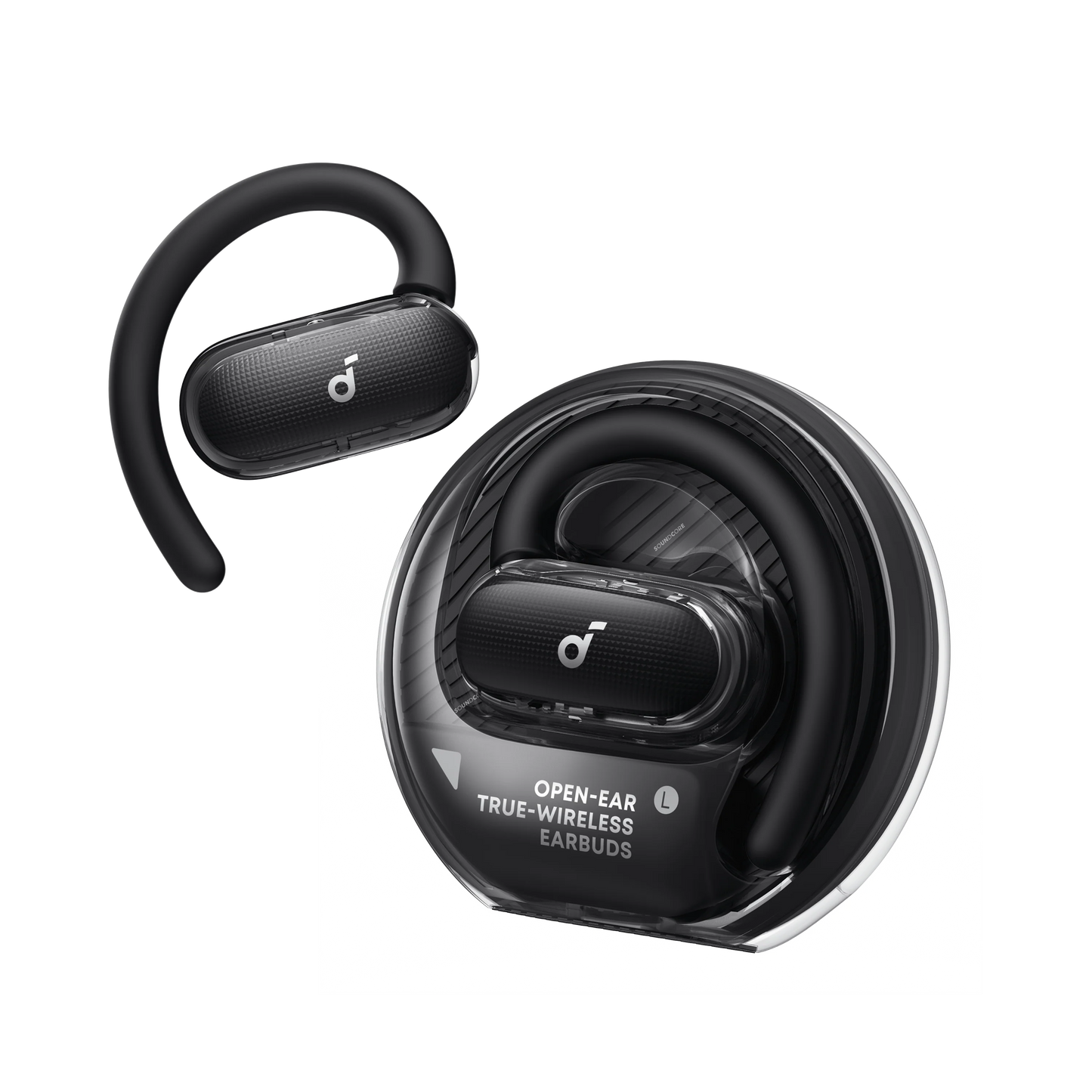 SOUNDCORE V40i Open-Ear Headphones, Comfortable Fit, Clear Sound, Lidless Case