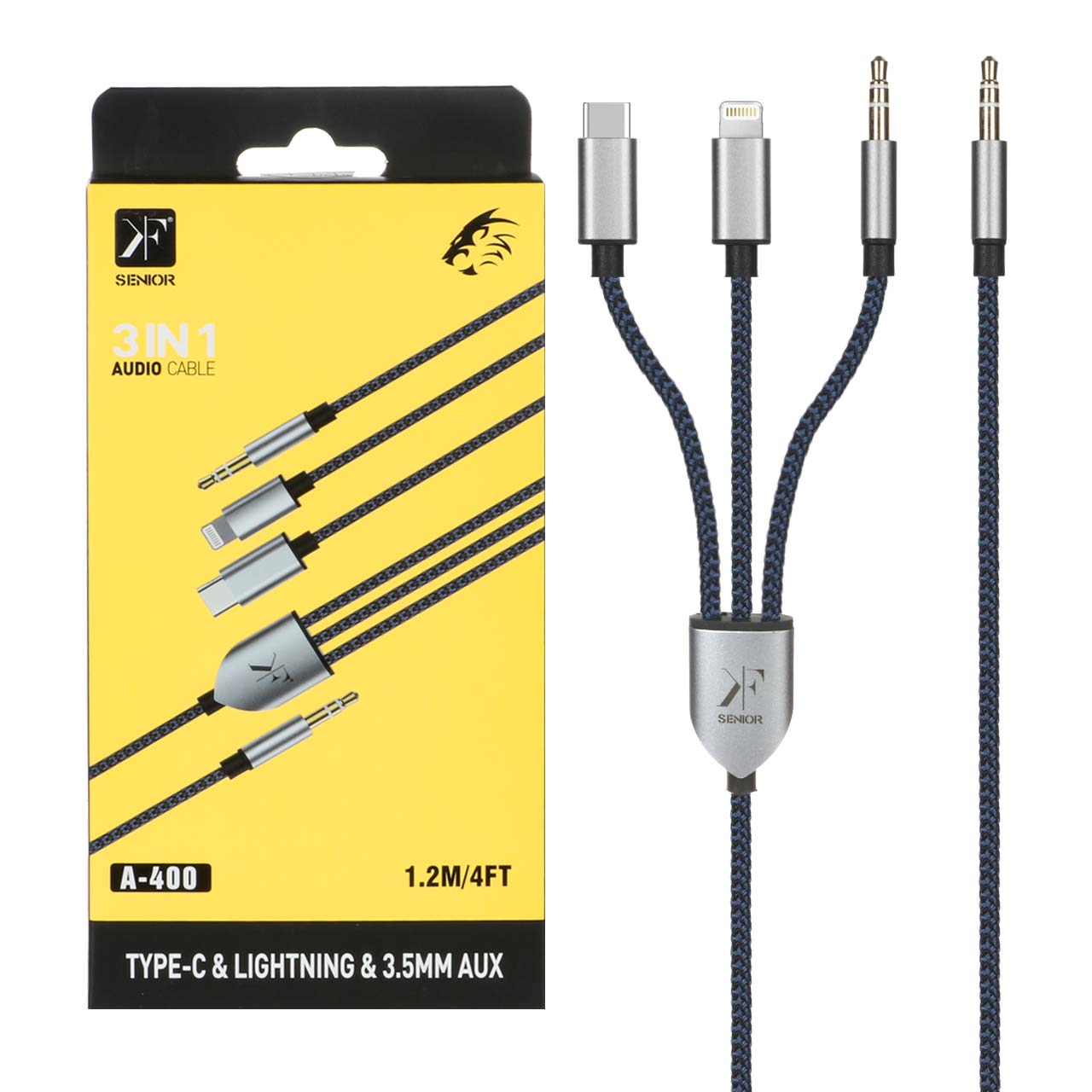 KF SENIOR 3 IN 1 AUDIO CABLE