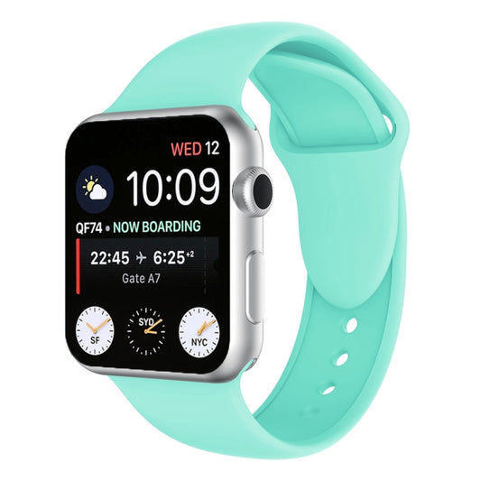 Mint Green Silicone Apple Watch Strap