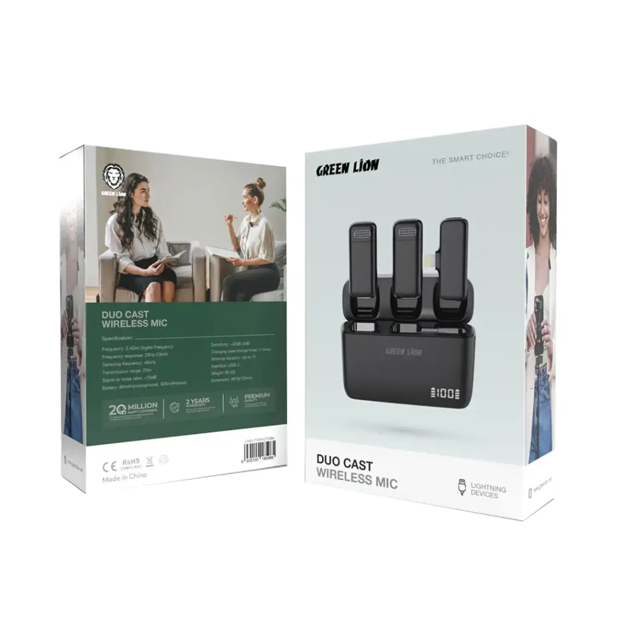 Green Lion Duo Cast Lightning Wireless Mic