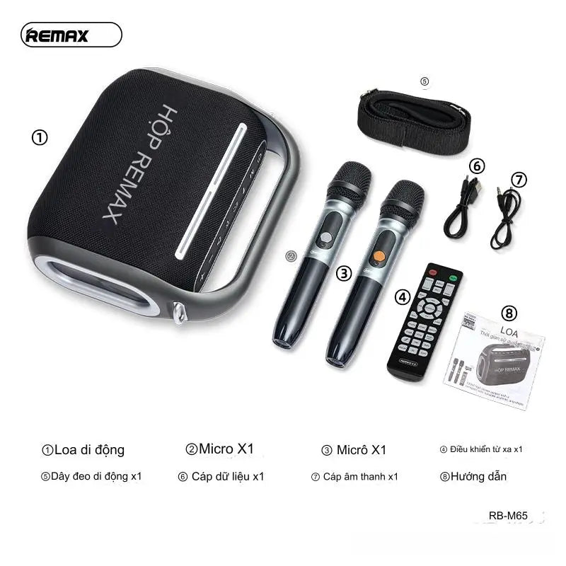 REMAX RB-M65 100W Portable Wireless Bluetooth Speaker