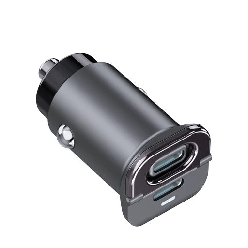 KF SENIOR AUTO METAL CHARGER 30W DOUBLE PORTABLE C