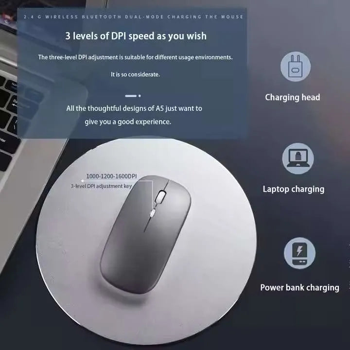 JERTECH wireless dual mode mouse